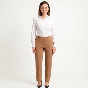 RW&Co Flare Trousers 4 Peach Signature Fit NWT Stretch Work Pants Soft Tailored